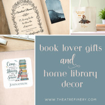Book Lover Gifts & Home Library Decor 
