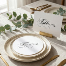Elegant Calligraphy Wedding Day-of