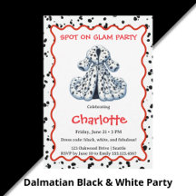Dalmatian Black & White Party