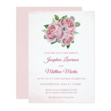 Pink Rose Bouquet Wedding Collection