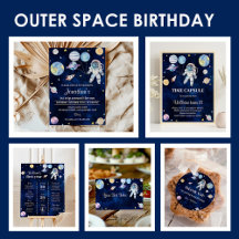 Outer Space Boy Birthday