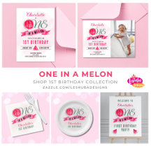 One in a Melon Watermelon 1st Birthday Party