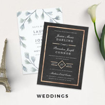 Wedding Invitations + Save the Dates