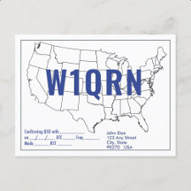 Customizable QSL Cards
