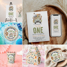 Wild One Jungle Adventure 1st Birthday Party 