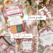 Flower Garden Winter bridal shower  
