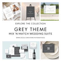 Grey Theme Mix and Match Wedding Suite