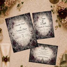 Ethereal Gothic Floral Wedding