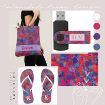 Colourful Drops Abstract Design