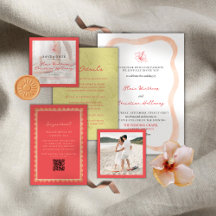 Tropical Hibiscus Sunset Glow Wedding Collection