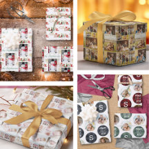 Personalized Christmas Photo Giftwrap