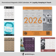 Promotional Magnetic 2026 Calendars