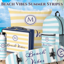 Beach Vibes Summer Holiday Stripes
