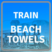 Train Beach Towels