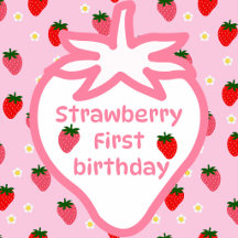 Strawberry First Birthday