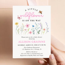 Spring Wild Flower Baby Shower 1