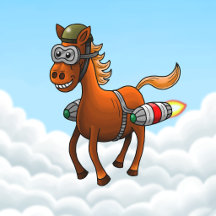 Rocket Pony In The Air 