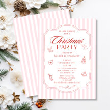 Corporate Holiday Party Invites