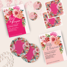 Petals & Prosecco Watercolor Floral Bridal Shower