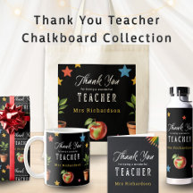 Teacher Thank You Chalkboard Collection