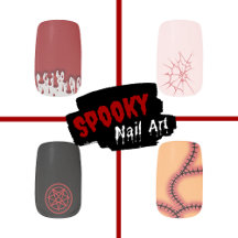 Spooky Chic Halloween Nail Art