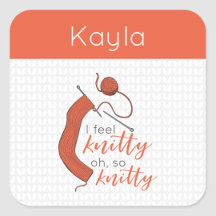 Soft Orange I Feel Knitty, Oh So Knitty