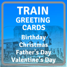 Railroad Theme Greeting Cards 