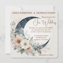 Moonflower Wedding Invitations