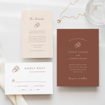Minimalist Horseshoe | Rustic Brown Wedding