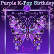 Purple butterfly 31 Birtyday & Party