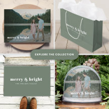 Merry & Bright Retro | Forest Green