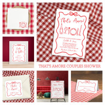 That's Amore Bow Hand Drawn Italian Couples Shower