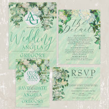 Van Gogh Roses Wedding Stationery