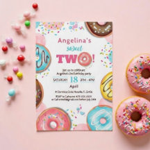 2nd birthday party with donuts.