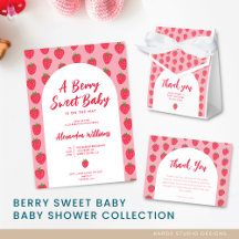 Berry Sweet Strawberry Girl Baby Shower