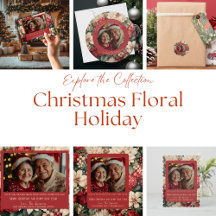 Christmas Floral Holiday  Collection