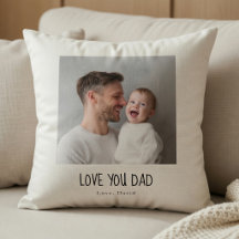 Modern Collage Photo & Love You Dad Gift