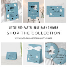 Little BOO Pastel Blue Baby Shower