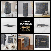 Luxury black and gold marble texture