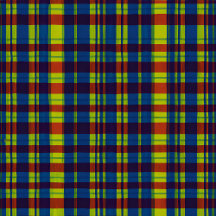 Red, Blue and Yellow Check Pattern
