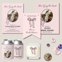 She's Tying the Knot Pink Bridal Shower 