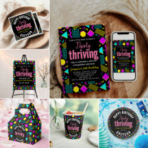 Thirty & Thriving Retro 30th Birthday Party 