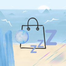 Tropical Silk Dreams - Starfish & Ocean Fantasy 