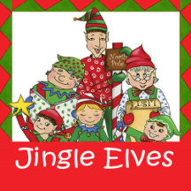 Jingle Elves Signed Ceramic & Sculpture Ornaments