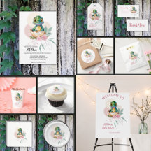 Baby Alligator Hatching Floral