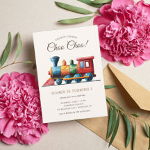 Vintage Train Birthday