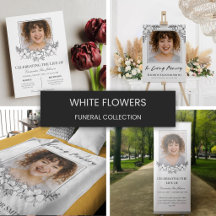 Elegant White Flowers Sympathy