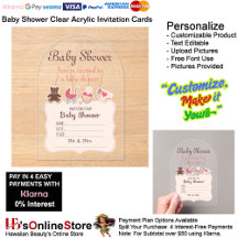  Baby Shower Invitation Cards - Boys or Girls
