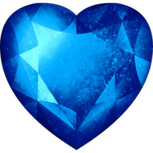 Chic fresh blue Diamond quote affirmation 