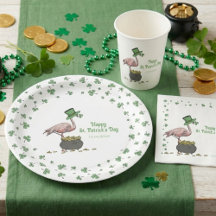 Lucky Pink Flamingo Irish St. Patrick’s Day Party